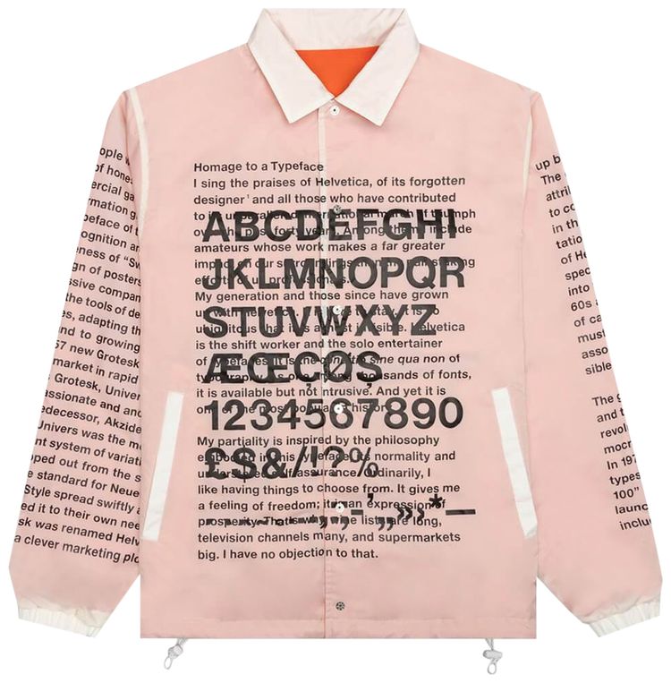 Junya Watanabe MAN Helvetica Reversible Blouson OrangeBlack