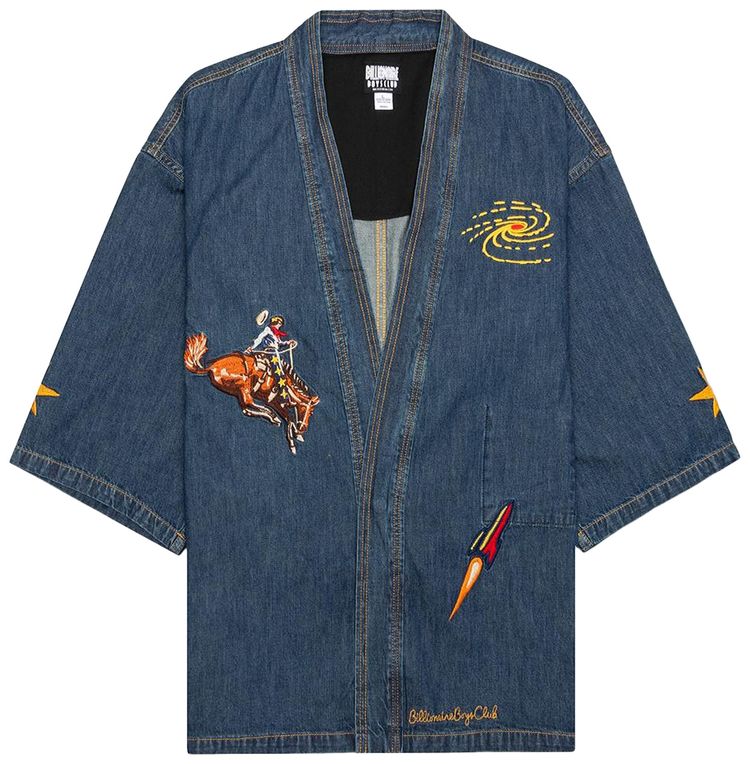 Billionaire Boys Club Space Rider Long Sleeve Kimono Solar Flare