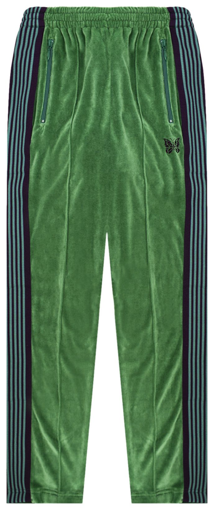 Needles Velour Track Pant Green