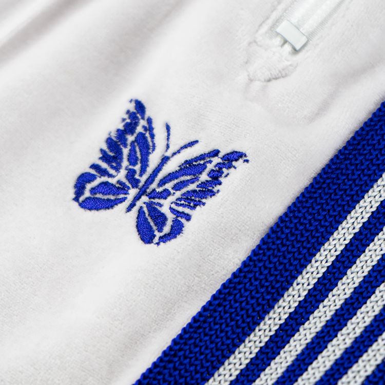 Needles Velour Track Pant White