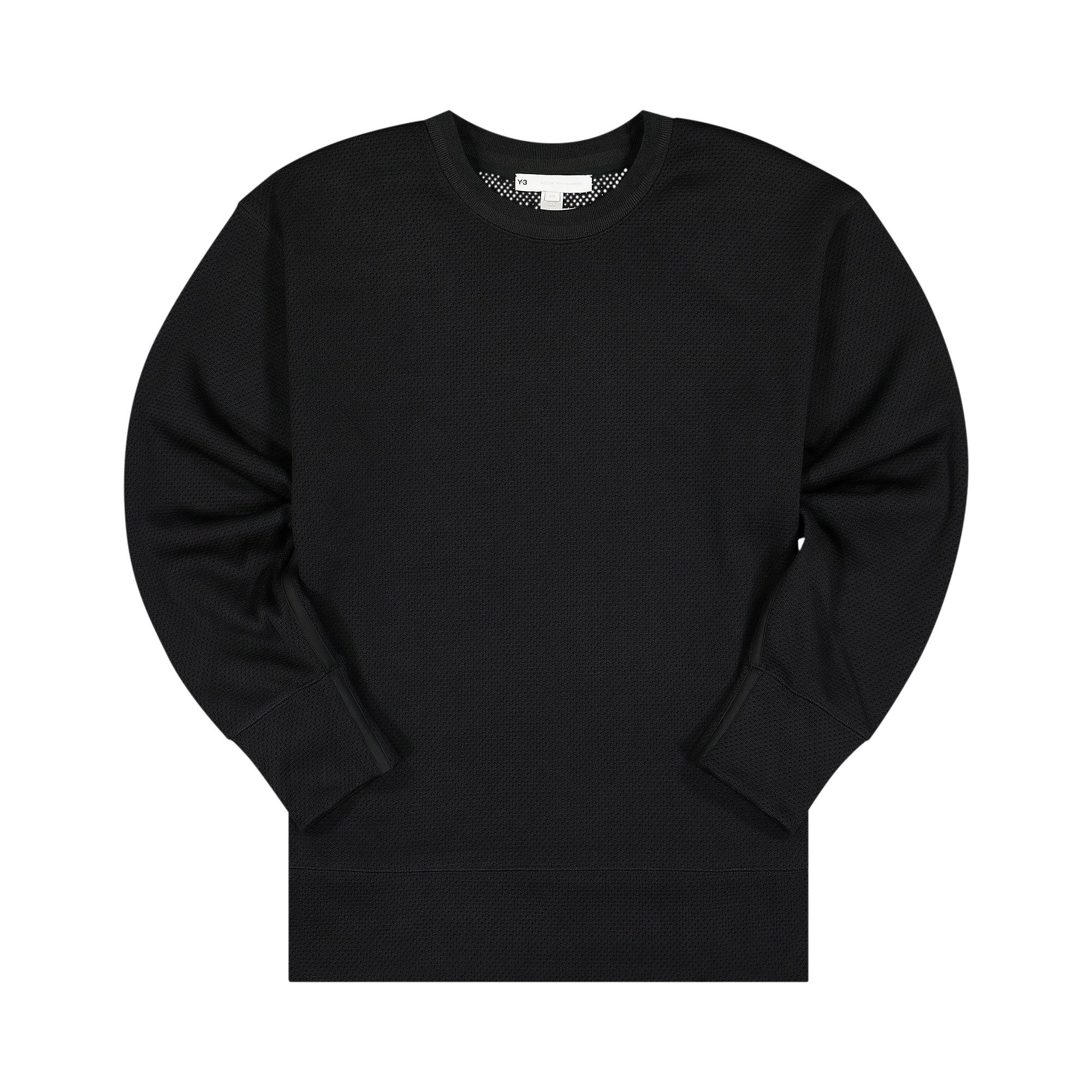 Buy Y-3 U CH2 GFX Mesh Crew Sweatshirt 'Black' - GK4355 | GOAT