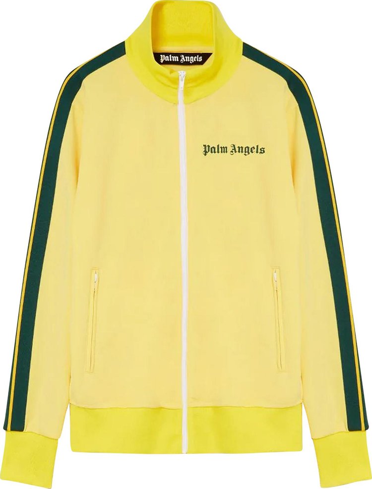 Palm Angels Classic Track Jacket 'Yellow/Green'