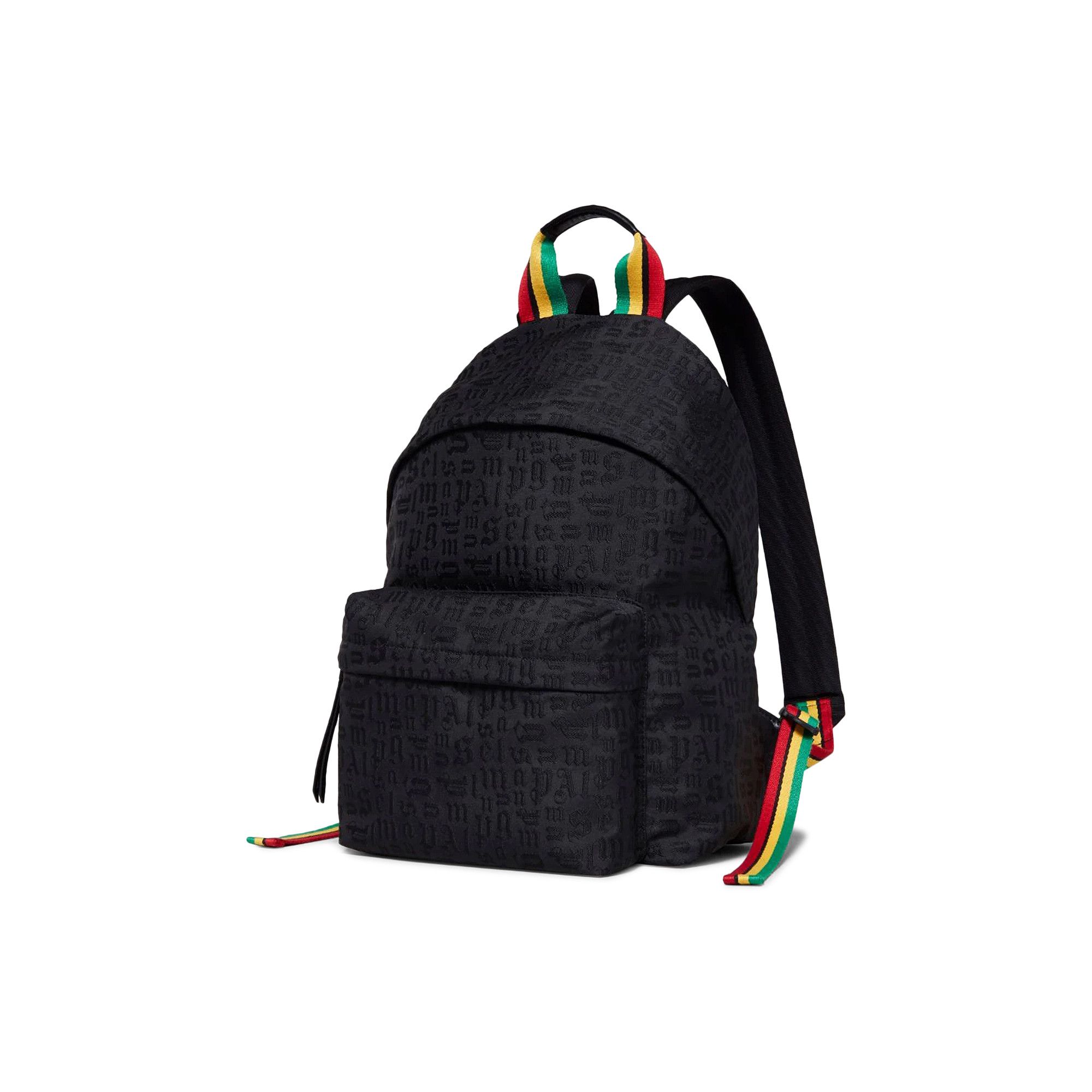 Buy Palm Angels Monogram Backpack 'Black