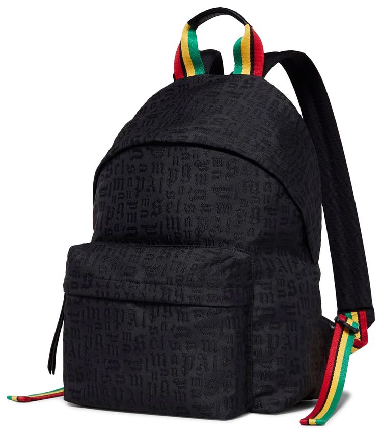 Palm Angels Monogram Backpack Black