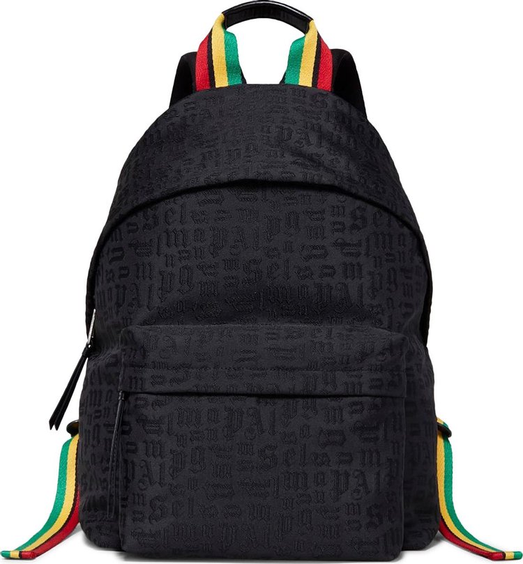 Palm Angels Monogram Backpack 'Black'