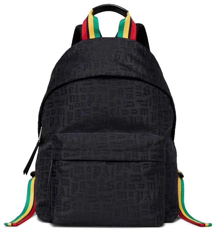 Palm Angels Monogram Backpack 'Black'