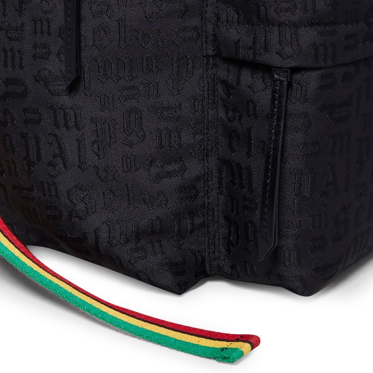 Palm Angels Monogram Backpack Black