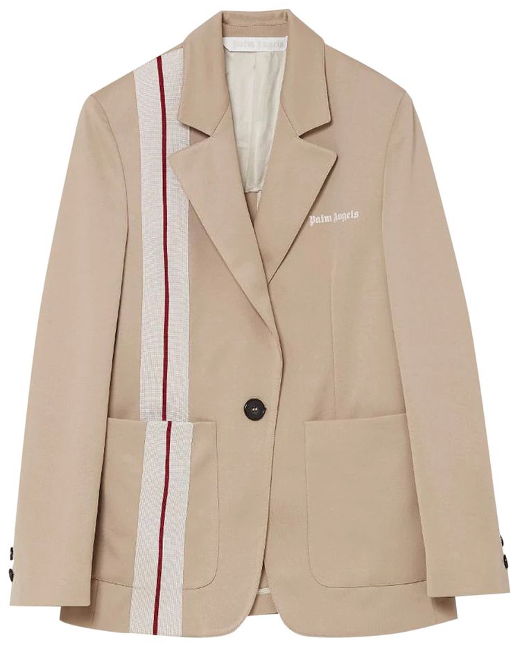 Palm Angels Track Blazer Nougat Beige
