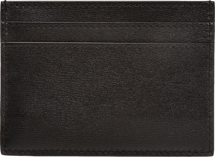 Saint Laurent Logo Credit Card Holder Black