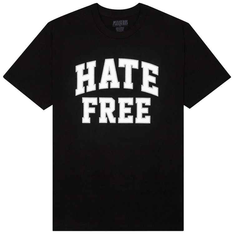 Pleasures Hate Free T Shirt Black