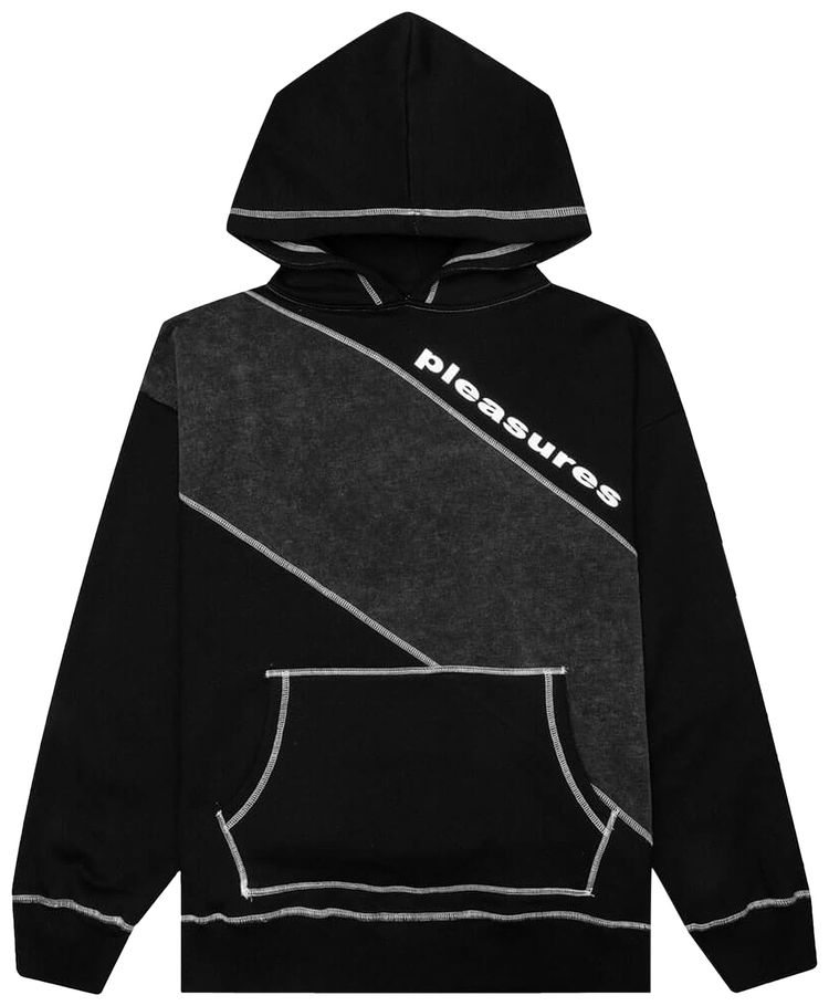 Pleasures Collapse Hoodie Black