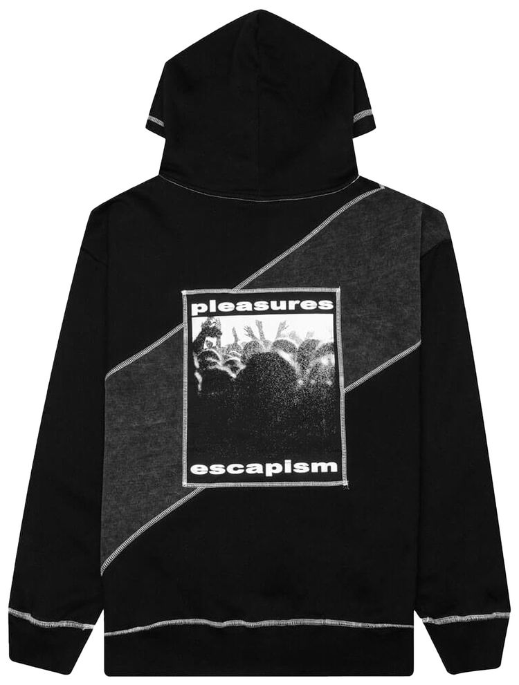 Pleasures Collapse Hoodie Black