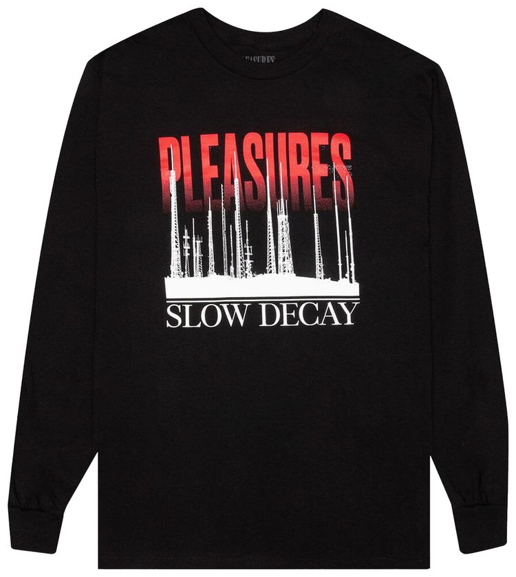 Pleasures Mirrors Long Sleeve T Shirt Black