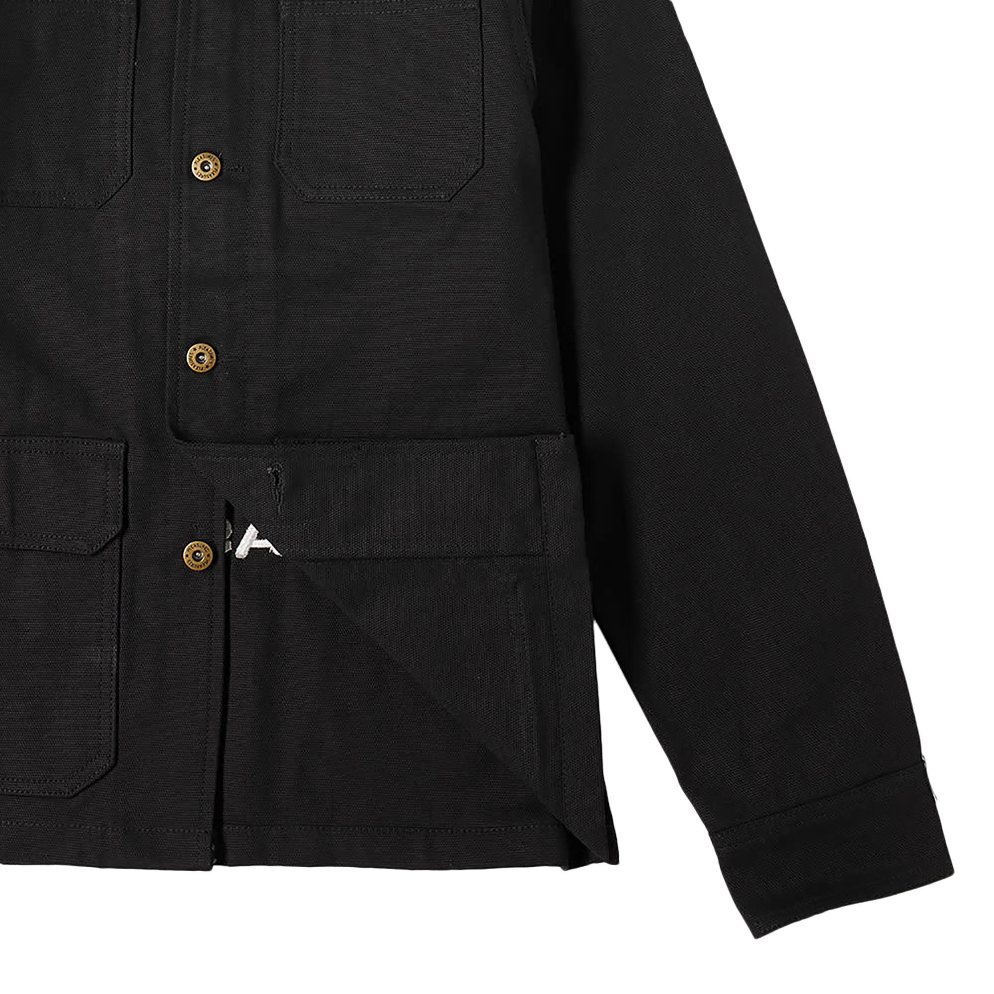 Buy Pleasures Spike Chore Jacket 'Black' - P21SP026 BLAC | GOAT CA