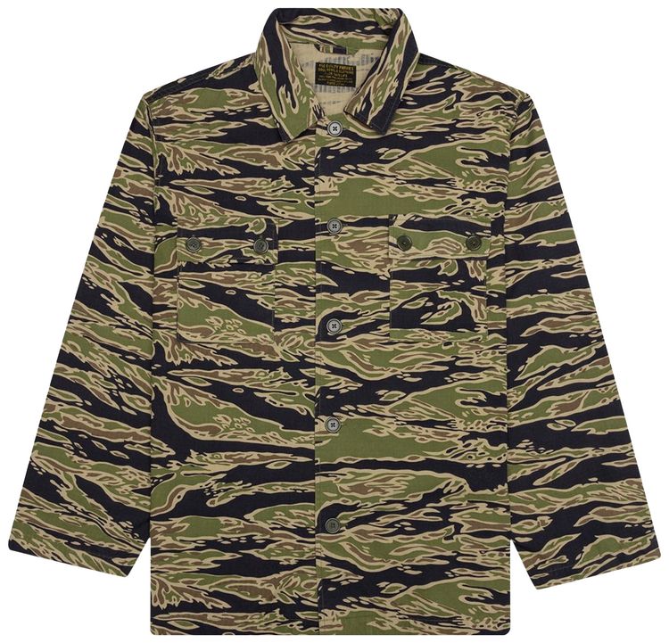 Wacko Maria Tigercamo Army Shirt Type 3 Olive