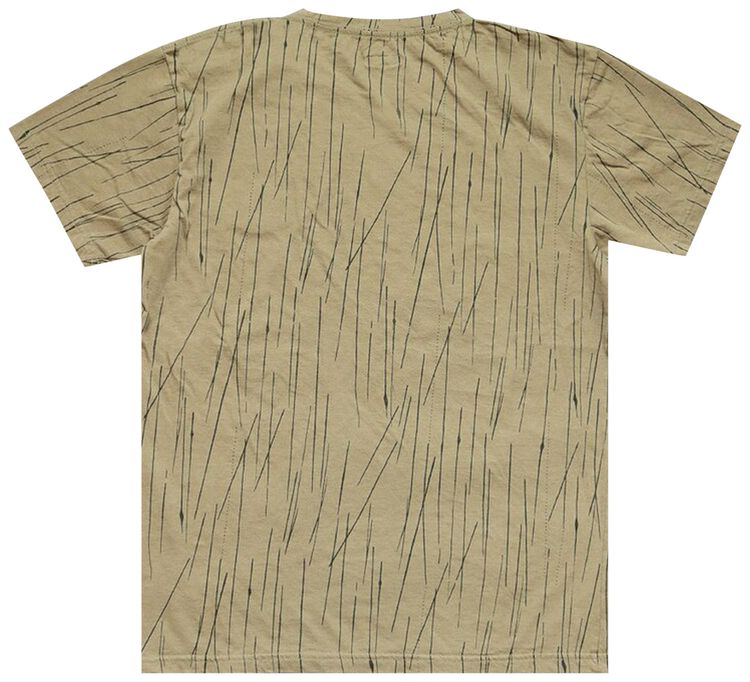 Kapital Rain Camo Jersey Crew Tee Khaki