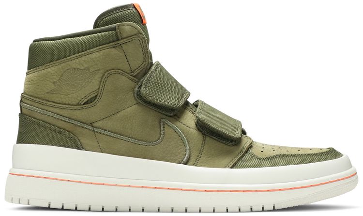 Air Jordan 1 Retro High Double Strap Olive Canvas
