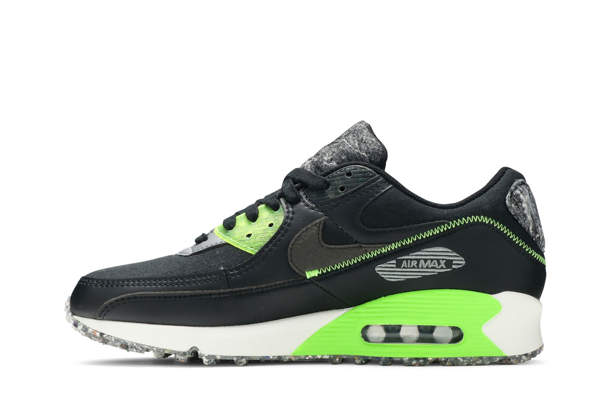 Buy Air Max 90 M2Z2 'Recycled Wool Pack - Black Electric