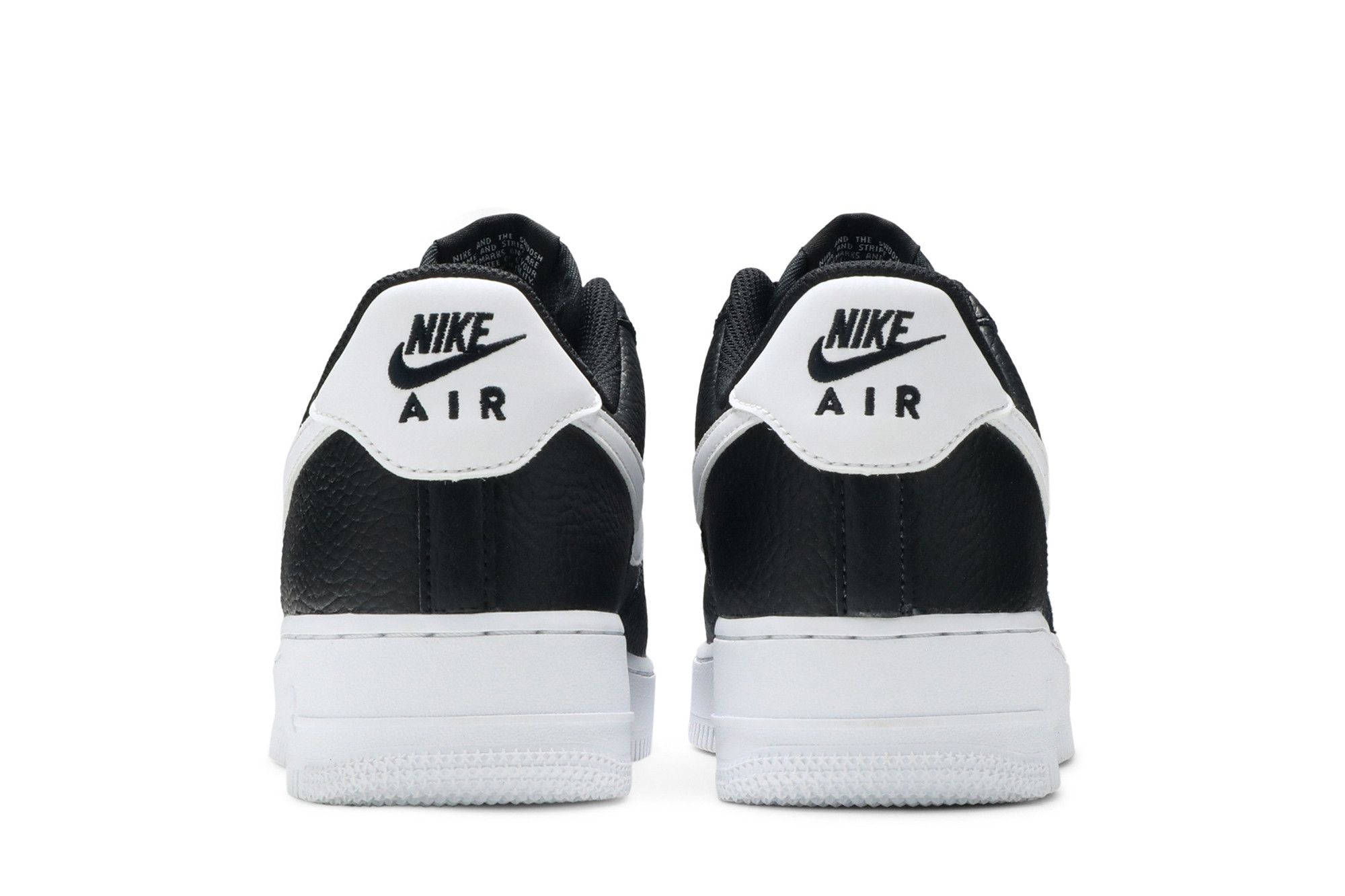 Buy Nike Air Force 1 '07 'Black White Tumbled' - CT2302 002 | GOAT