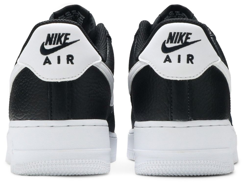 Nike Air Force 1 '07 Black White Tumbled
