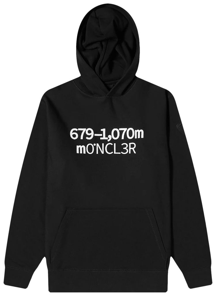 Moncler Genius Maglia Hoodie Black