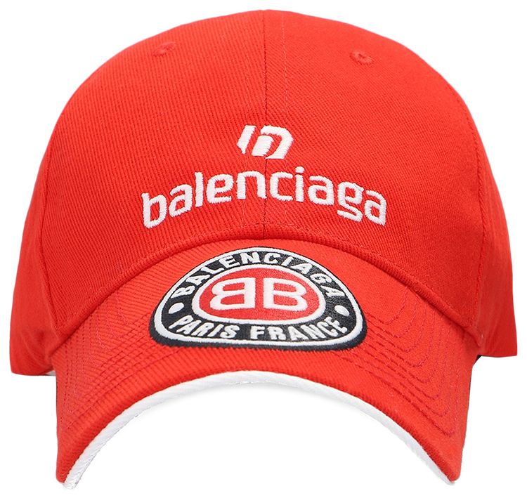 Balenciaga Soccer Club Cap Red