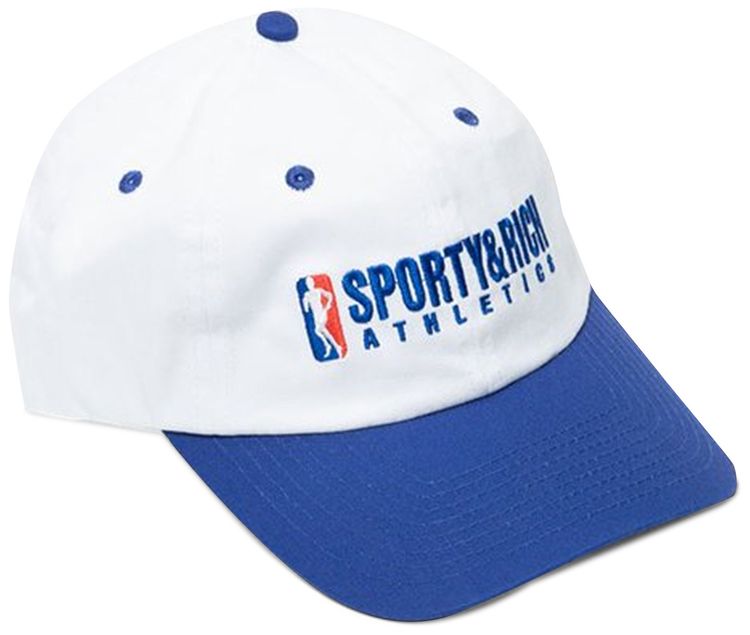 Sporty  Rich Team Logo Hat White