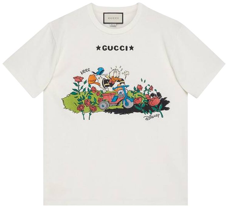 Gucci x Disney Donald Duck T Shirt Off White