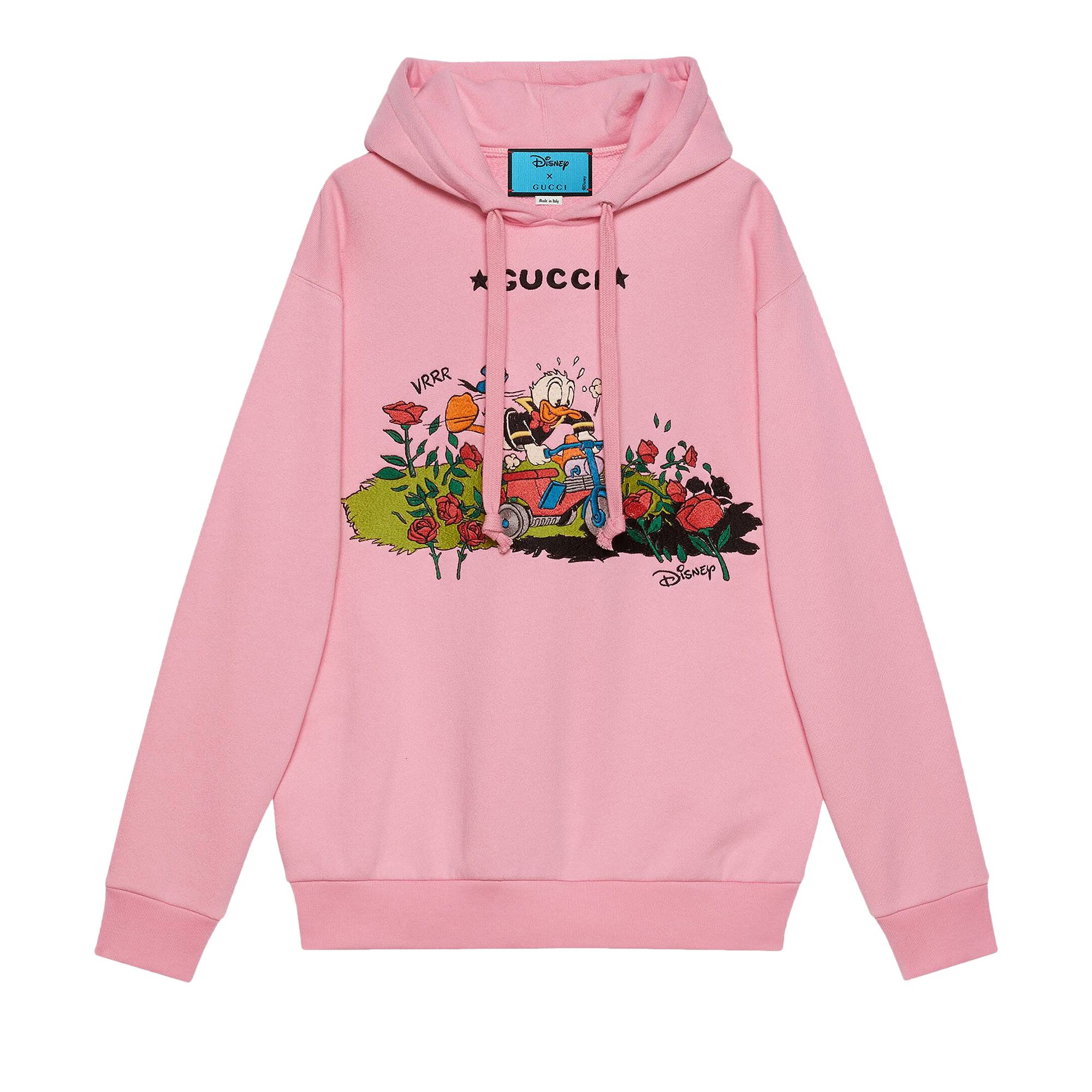 Disney x gucci donald duck hooded sweatshirt shop