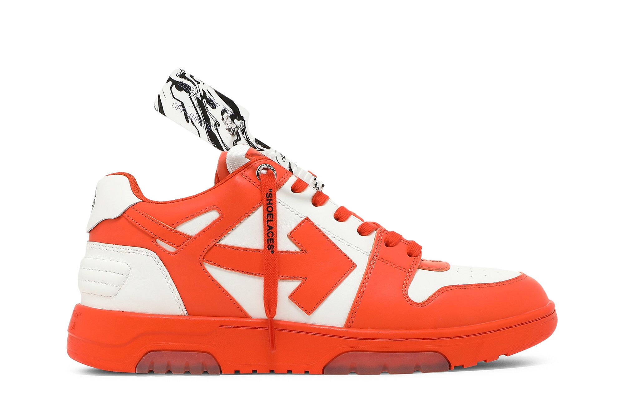 Size 11.0 Off White Out of Office Low White Orange