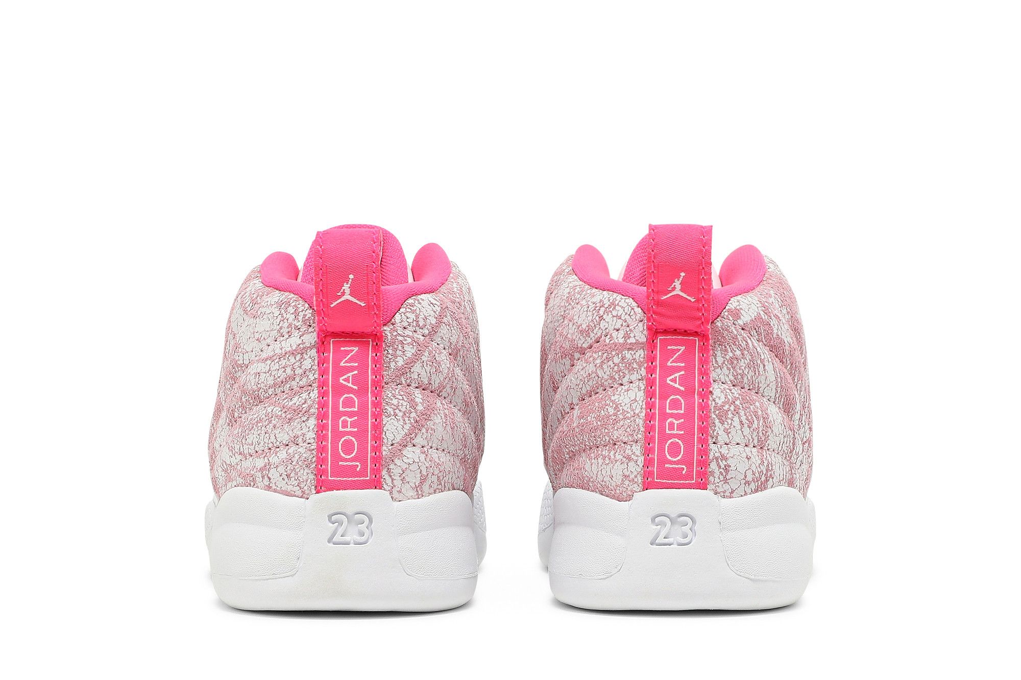 Pink glitter jordans shop