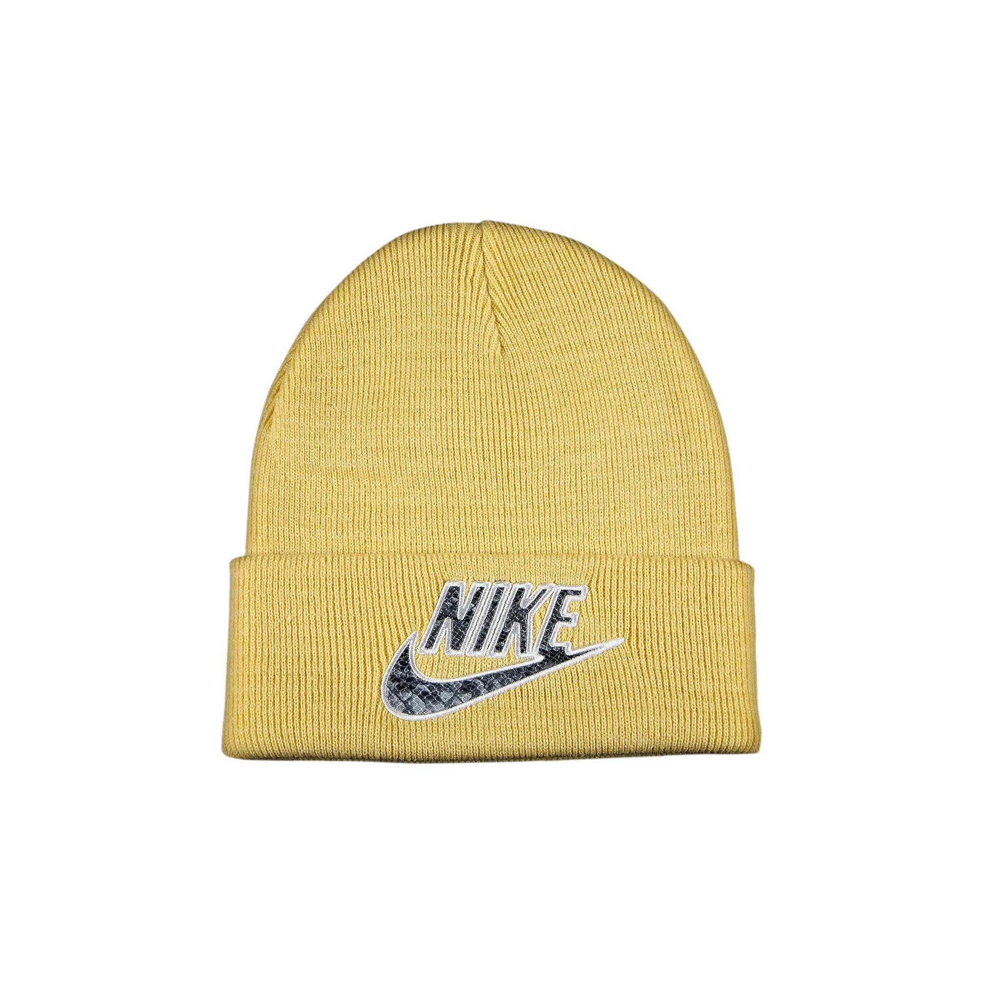 Supreme x Nike Snakeskin Beanie Pale Yellow