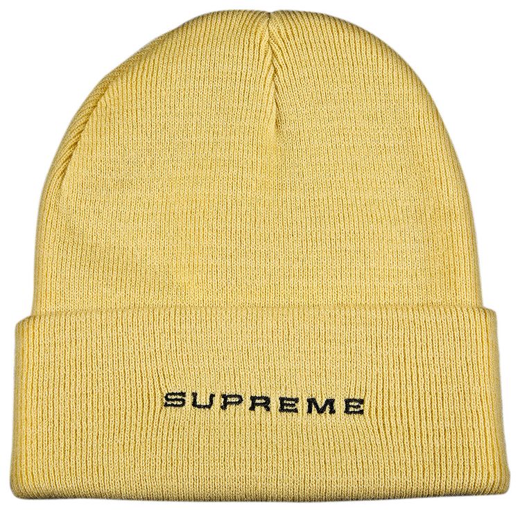 Supreme x Nike Snakeskin Beanie Pale Yellow