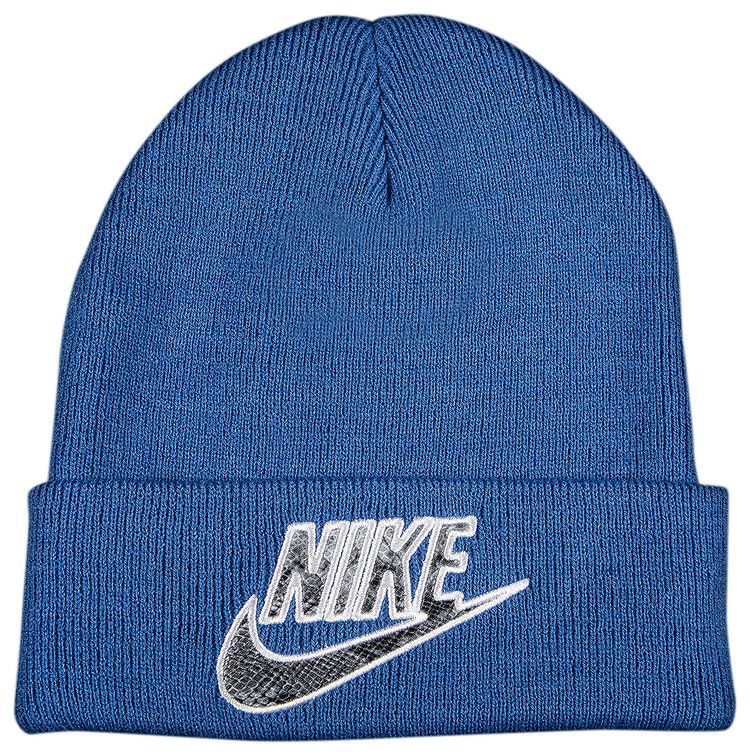 Supreme x Nike Snakeskin Beanie Blue