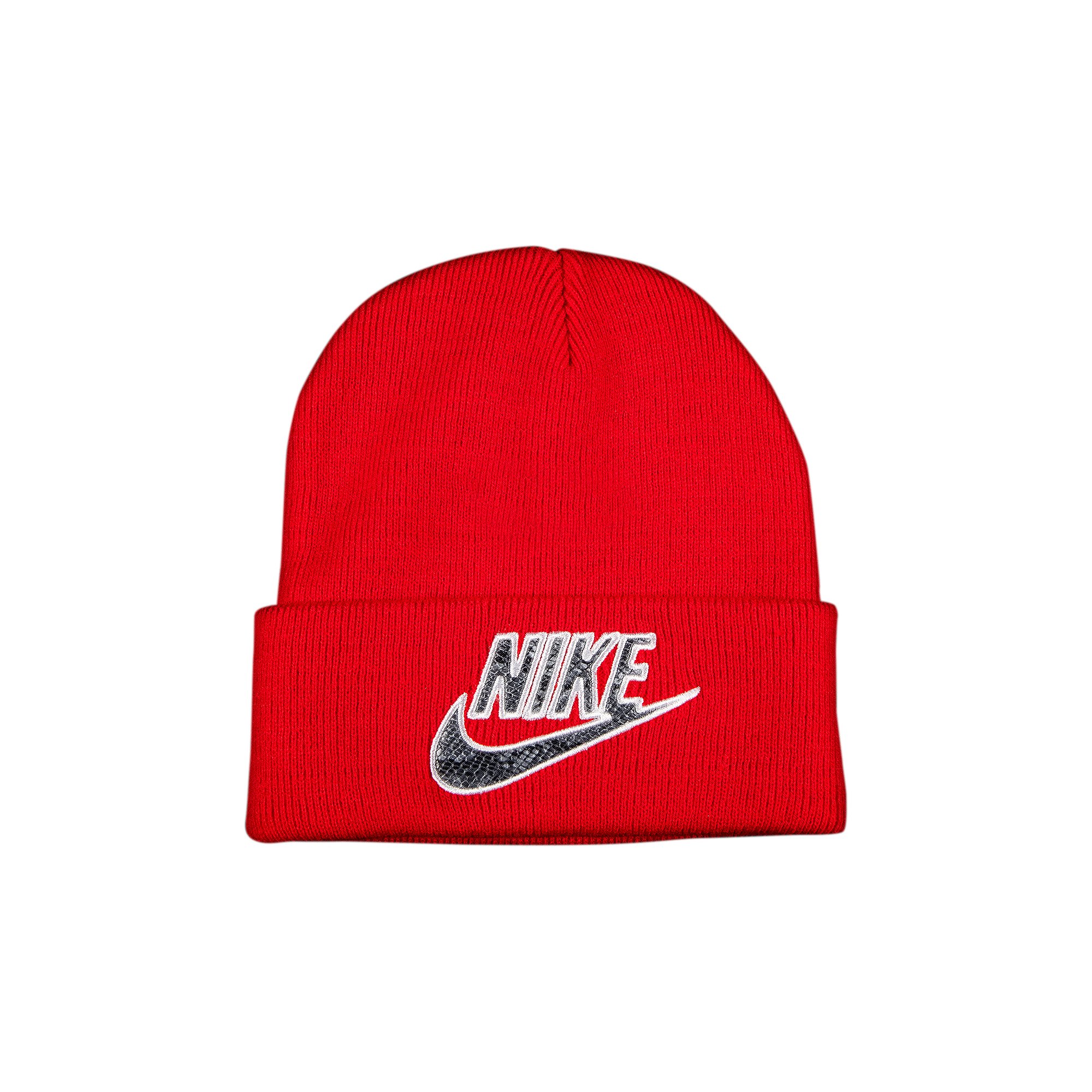 Buy Supreme x Nike Snakeskin Beanie 'Red' - SS21BN1 RED | GOAT