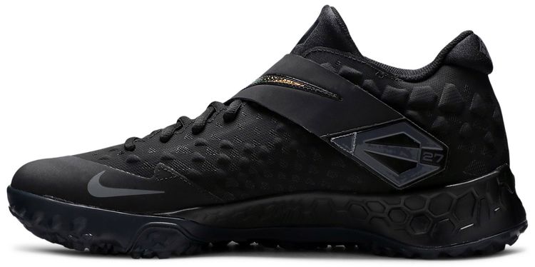 Nike Force Zoom Trout 6 Turf Black Metallic Gold