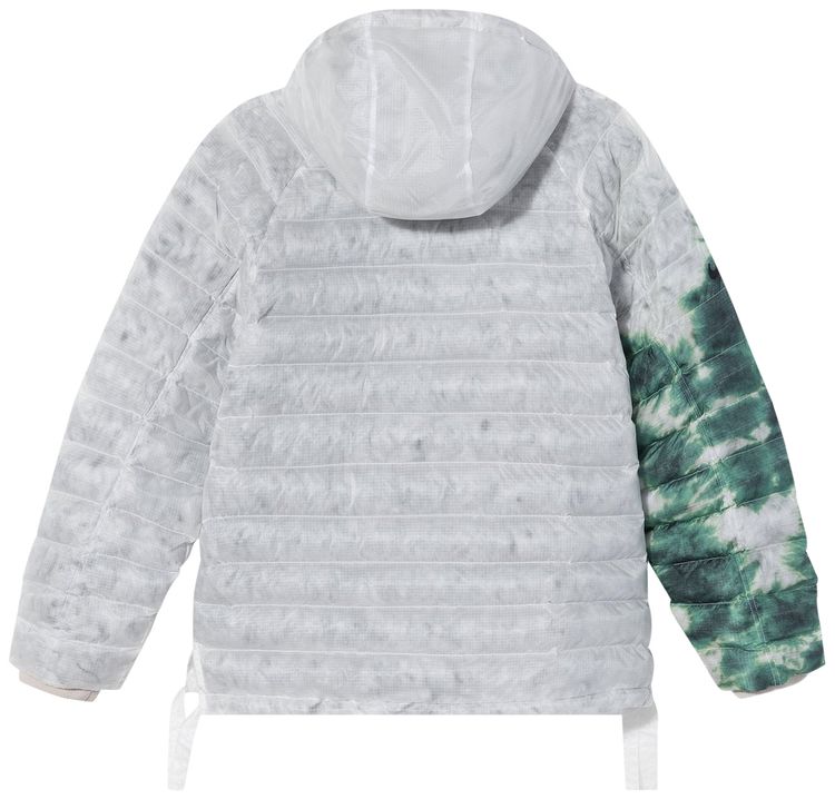 Nike x Stussy Insulated Pullover Jacket WhiteGorge Green