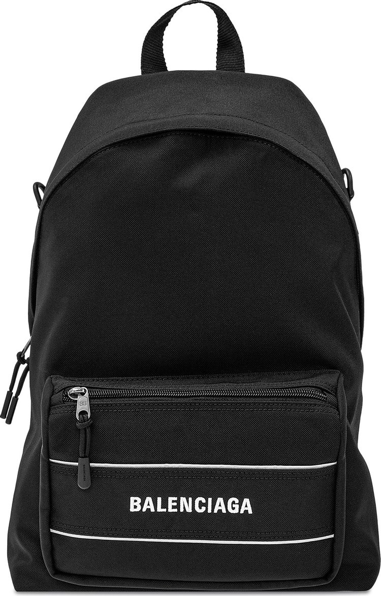 Balenciaga Sport Crossbody Backpack 'Black/White'