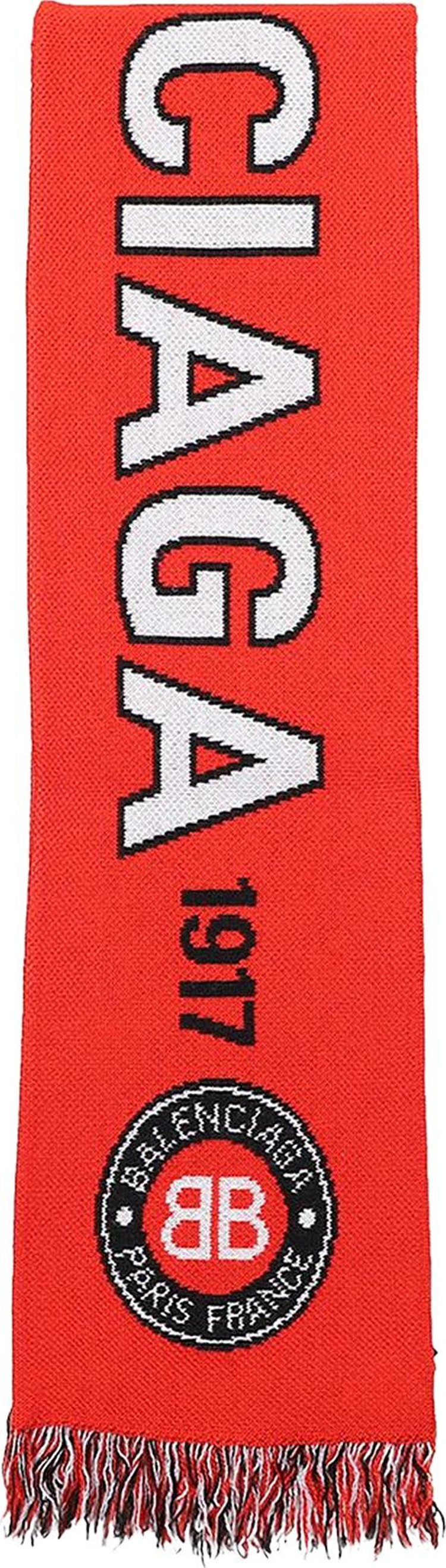 Balenciaga Soccer Scarf Red