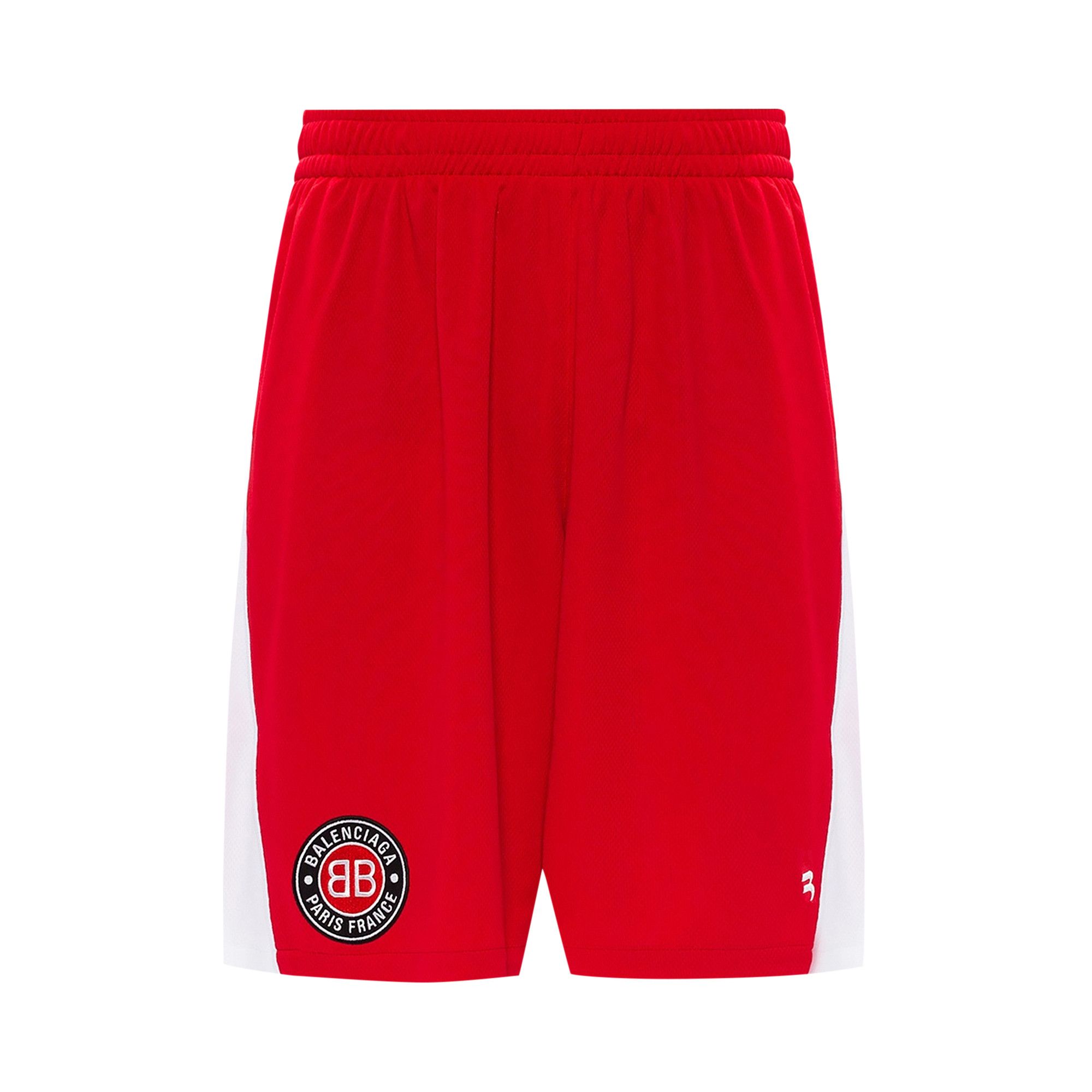 Buy Balenciaga Soccer Shorts 'Red/White' - 641609 TJV05 6540 | GOAT