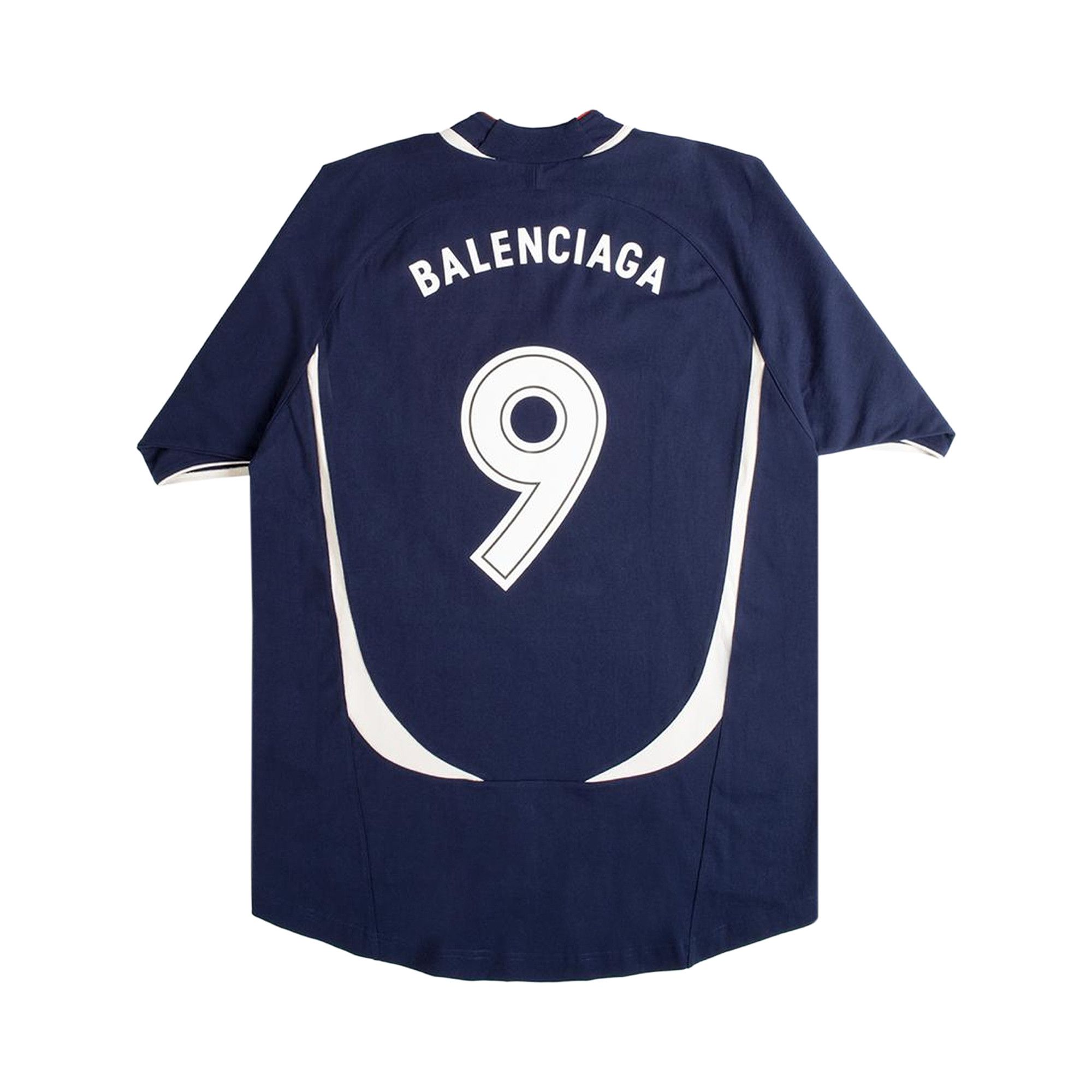 Buy Balenciaga Soccer T Shirt Ink White Red 641664 TJV05 4482 GOAT AU