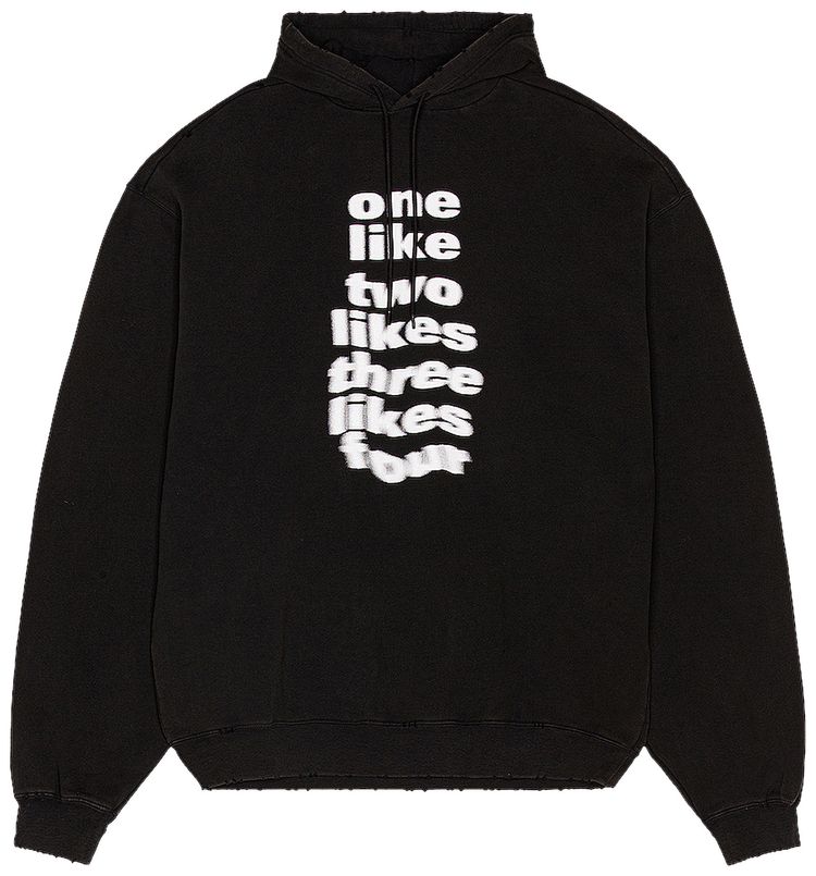 Balenciaga Bomber Hoodie BlackWhite