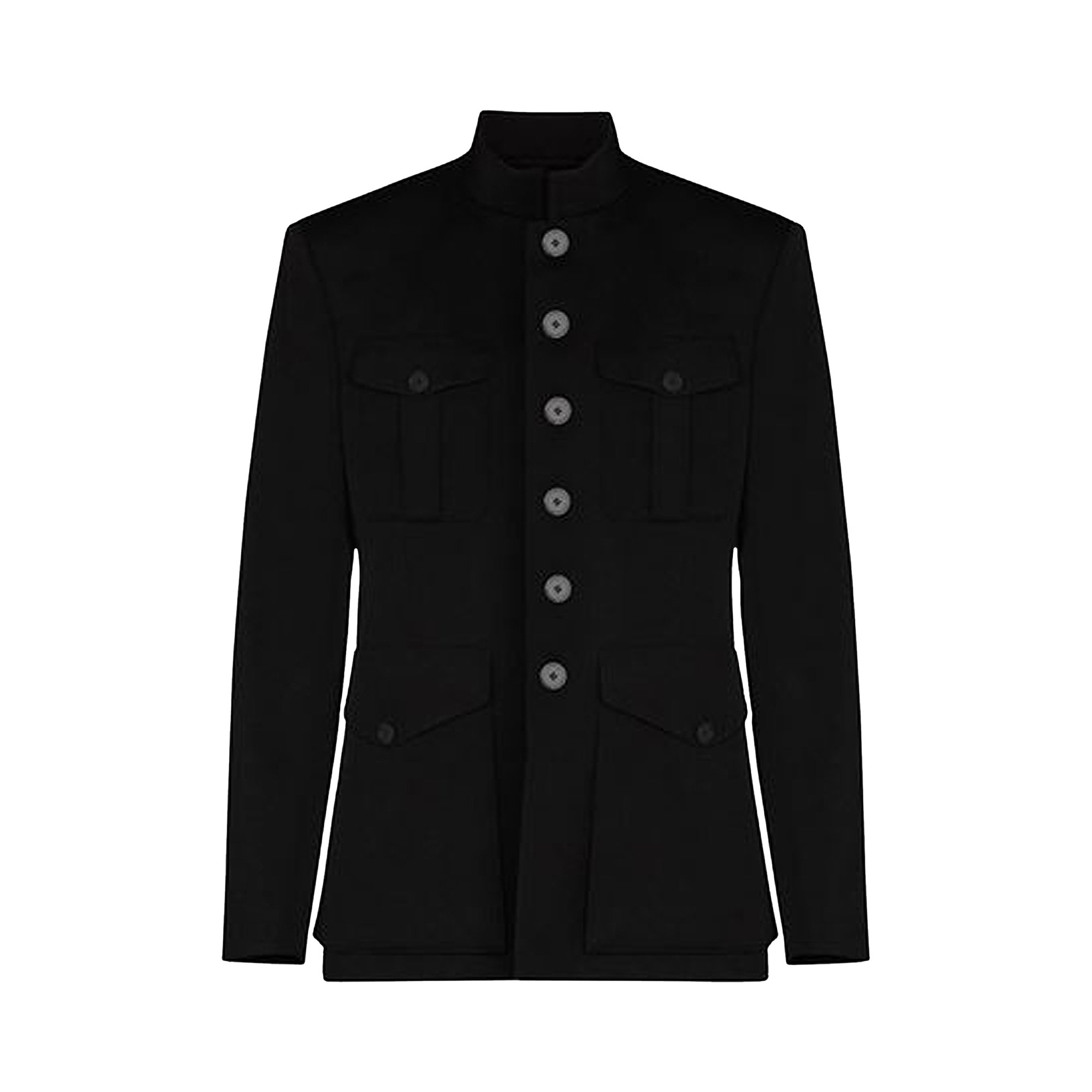 Buy Balenciaga Military Tailored Jacket 'Black' - 642240 TJT24 