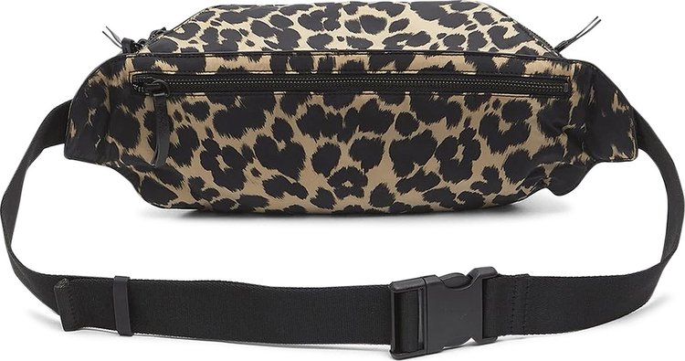 Dries Van Noten Leopard Print Belt Bag BlackBeige