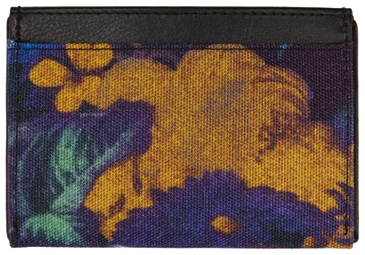 Dries Van Noten Floral Card Holder Purple