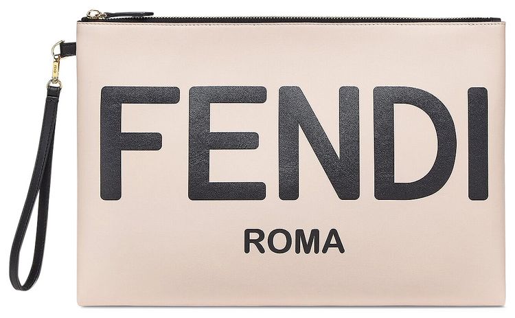 Fendi Flat Pouch Large Rosa Quarzo