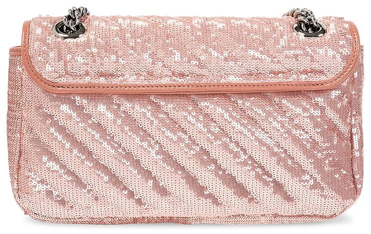 Gucci GG Marmont Quilted Shoulder Bag PinkPurple