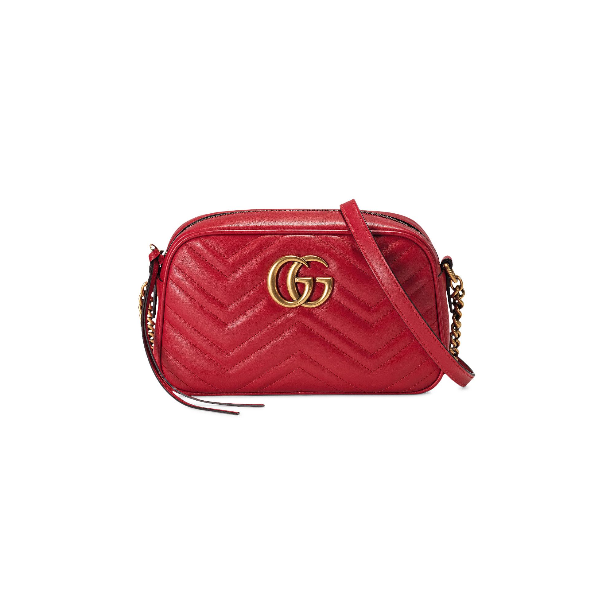 Gucci marmont hibiscus red on sale