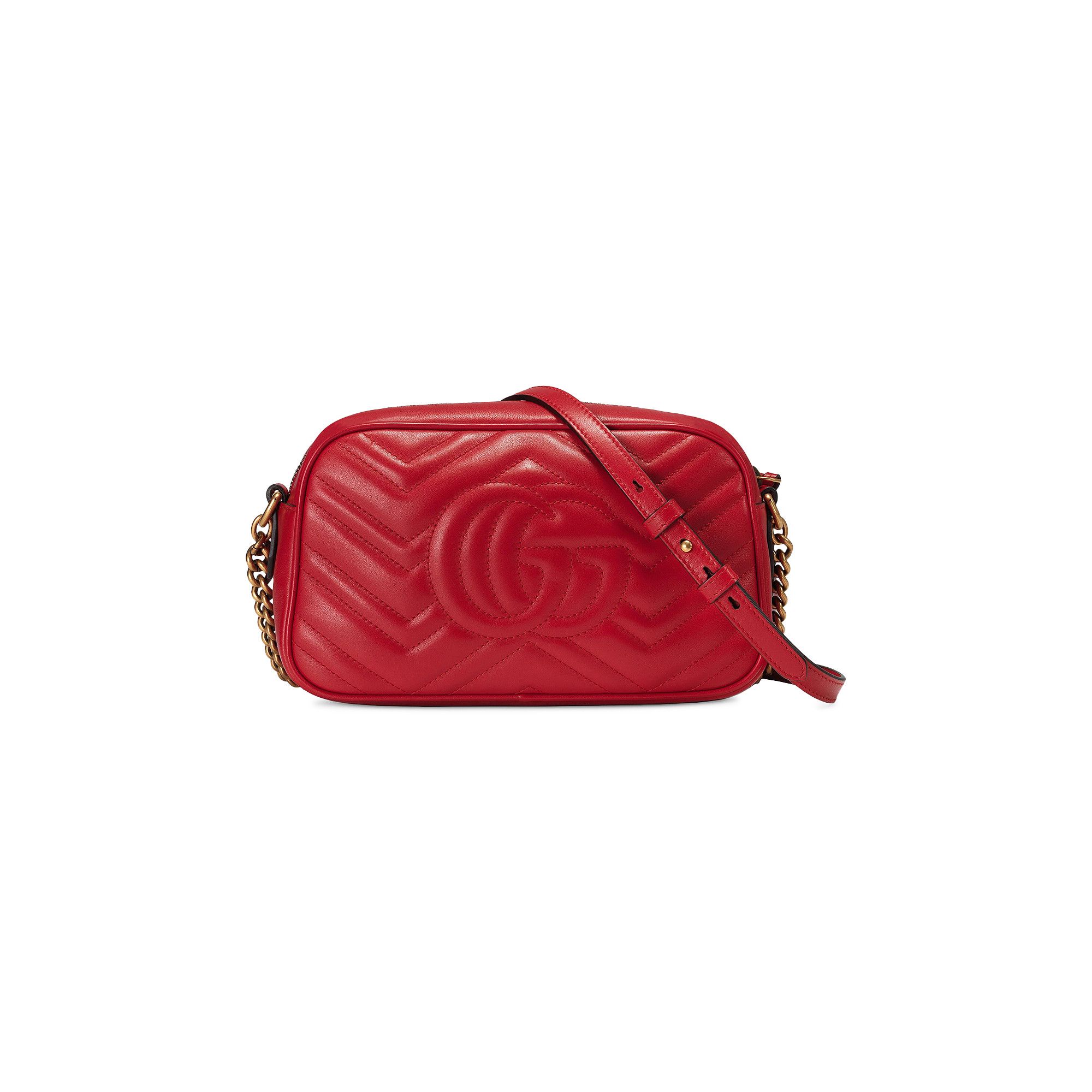 Buy Gucci GG Marmont Small Matelassé Shoulder Bag 'Hibiscus