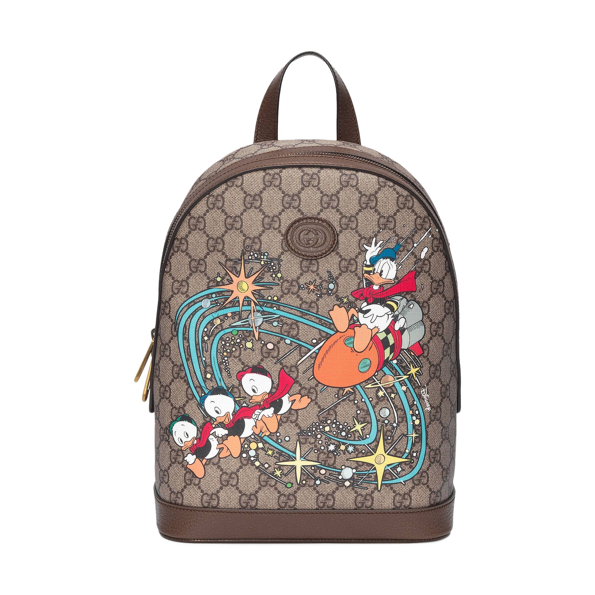 Buy Gucci x Disney Small Donald Duck Backpack GG Supreme 552884 2N2AT 8683 GOAT